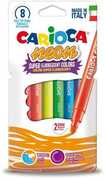 Cartoleria Carioca Neon marcatore Fine/Medio Multicolore 8 pezzo(i) Carioca