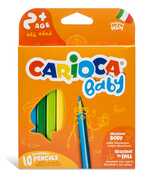 Cartoleria Matitone triangolare maxi Carioca. Confezione da 10 pezzi Carioca