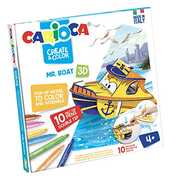 Giocattolo Carioca Create and Color. Mr. Boat 3D Carioca
