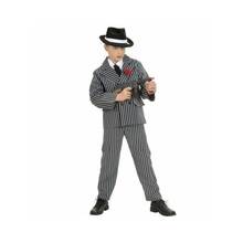 Idee regalo Costume Gangster Gessato Bambino Taglia 5.7 anni 128 cm Widmann