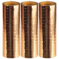 Idee regalo 3 Stelle Filanti Metallizzate Oro 18 Rotolini 7Mmx4Mt. Carnival Toys (4533) Carnival Toys