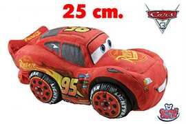 Giocattolo Cars 3. Peluche Saetta McQueen 25 Cm Disney