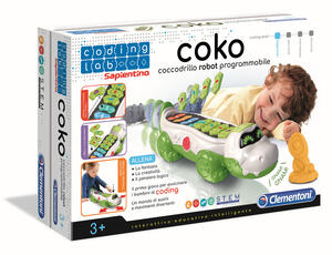 Giocattolo Coko. Coccodrillo robot programmabile Clementoni