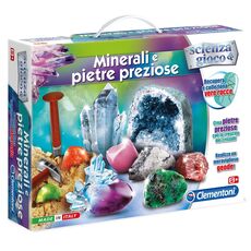 Giocattolo Scienza e Gioco. Minerali e pietre preziose Clementoni