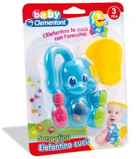 Giocattolo Baby Sonaglino Elefantino Cucù Clementoni