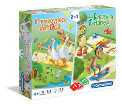Giocattolo Il Nuovo Gioco dell'Oca & La Lepre e la Tartaruga Clementoni