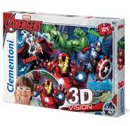 Giocattolo Avengers 3D 104 Pezzi Clementoni