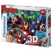 Giocattolo Avengers 3D 104 Pezzi Clementoni