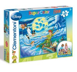 Giocattolo Puzzle da Pavimento 40 pezzi Peter Pan. Night Flight Clementoni
