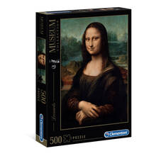 Giocattolo Puzzle Museum 500 pezzi. Leonardo. Gioconda Clementoni
