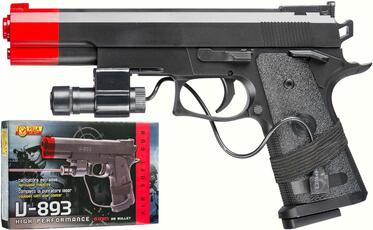 Giocattolo Pistola Air Soft V-893 Con Laser Villa Giocattoli