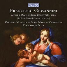 CD Messa à Quattro Breve Concertata 1762 Francesco Giovannini