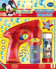 Giocattolo Bolle di Sapone. Pistola Bolle con Luci Grande. La Casa di Topolino. Blister 1 Pz 60 Ml. Dulcop (Bubble World) Dulcop