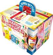 Giocattolo Dulcop Bubble World. Bolle di Sapone. Party Pack 12 Pz 60 Ml. Party Happy Birthday Dulcop