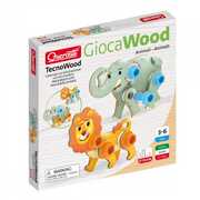 Giocattolo Tecno Wood Animali 32 Pezzi. Quercetti (0734) Quercetti