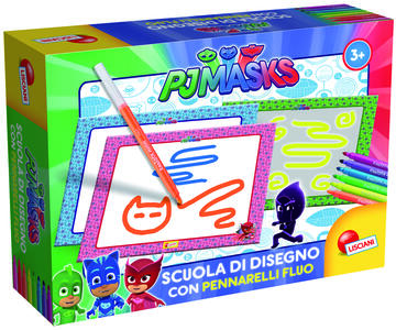 Giocattolo Pj Masks Scuola Di Disegno Con Pennarelli Fluo Lisciani