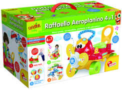 Giocattolo Carotina Raffaello Aeroplanino 4 In 1 Lisciani