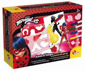Giocattolo Ladybug Scuola Di Disegno Con Pennarelli Spray Lisciani