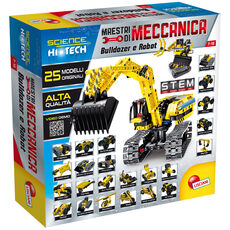 Giocattolo Scienza Hi Tech Maestri Di Meccanica Bulldozer E Robot 25 In 1 Lisciani