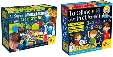 Giocattolo Piccolo Genio. Il Super Laboratorio Dei Primi 101 Esperimenti Lisciani