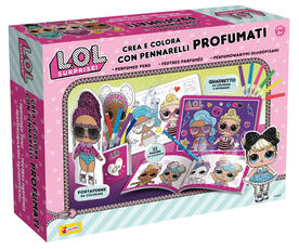 Giocattolo LOL Surprise! Crea E Colora Con Pennarelli Profumati Lisciani