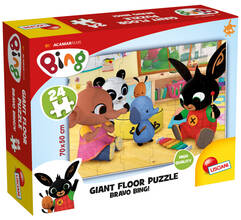 Giocattolo Giant floor Puzzle, 24 pezzi. Bing, Bravo Bing! Lisciani