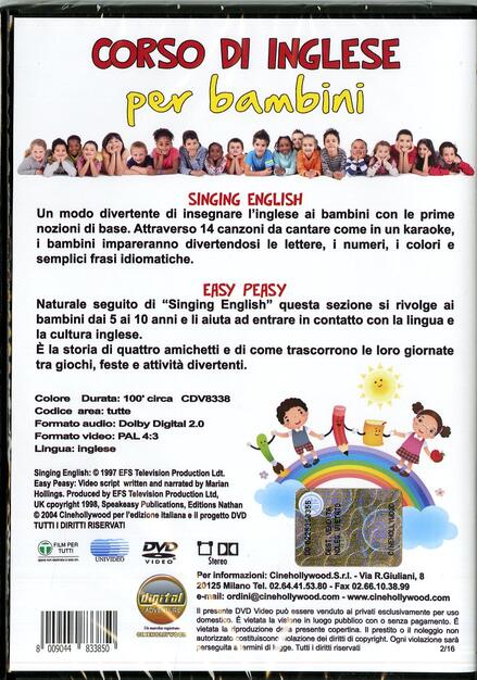 Corso Di Inglese Per Bambini Dvd Film Animazione Ibs