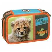 Cartoleria Astuccio attrezzato 3 zip WWF Adventure Panini