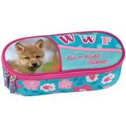 Cartoleria Astuccio ovale organizzato WWF Flowers Panini