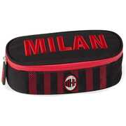 Cartoleria Astuccio ovale organizzato AC Milan Panini