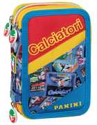 Cartoleria Astuccio attrezzato 3 zip Calciatori Panini Panini