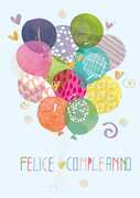 Cartoleria Biglietto compleanno Turnowsky. Palloncini Turnowsky