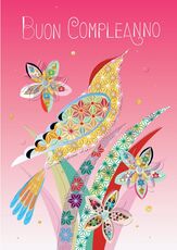 Cartoleria Biglietto compleanno Turnowsky. Colibrì Turnowsky
