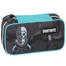 Cartoleria Astuccio doppio organizzato Fortnite Skull Trooper Panini