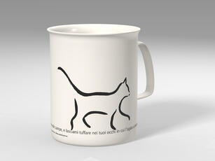 Idee regalo Tazza letteraria Meditathe. Charles Baudelaire Polo Sud