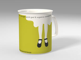 Idee regalo Tazza letteraria Lewis Carroll Meditathe. Alice Polo Sud
