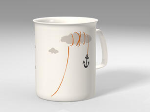 Idee regalo Tazza letteraria Meditathe. Mark Twain Polo Sud