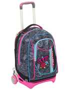 Cartoleria Zaino Trolley New Jack Seven Roses Girl. Nero Seven