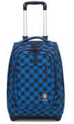 Cartoleria Zaino Trolley Extra Bump Fantasy Invicta Blue Plaid Invicta