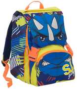 Cartoleria Zaino sdoppiabile Big Seven Boy Animali da SJ. Lime Punch. Triceratopo-Squalo Seven