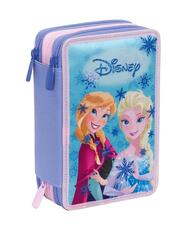 Cartoleria Lollipop Pink Frozen. Astuccio 3 Zip Seven