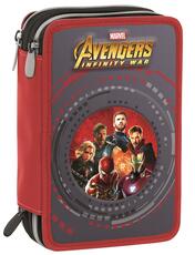 Cartoleria Astuccio accessoriato 3 zip Avengers Infinity War Seven