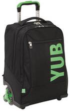 Cartoleria Zaino trolley 3 Wheels Seven YUB Verde Fluo Green Seven