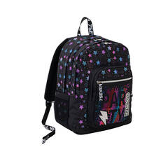 Cartoleria Zaino Freethink Seven 7.1 Dance Party Jet Black. Nero Seven