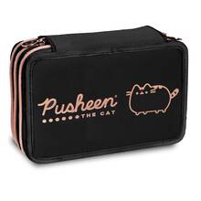 Cartoleria Astuccio accessoriato 3 zip Puhseen Sparkling Gold Gut