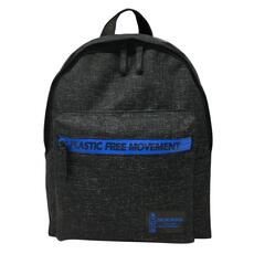 Cartoleria Zaino Med Sea Smemo Re-Generation Nero con zip blu Smemoranda