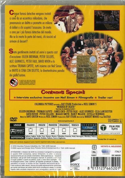 Invito A Cena Con Delitto Dvd Film Di Robert Moore