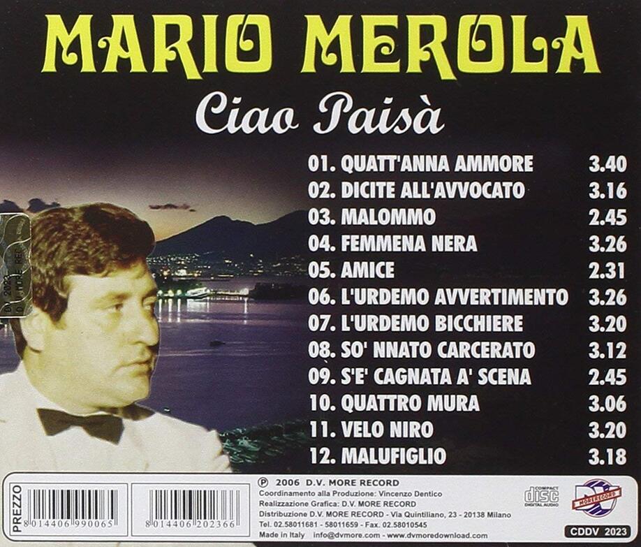 SCARICARE CANZONI MARIO MEROLA
