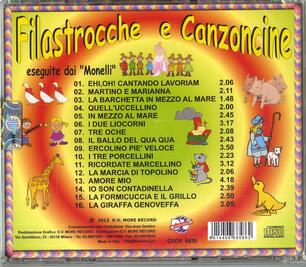 Filastrocche E Canzoncine Cd Ibs