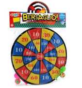 Giocattolo Bersaglio Stoffa 35 Cm con 2 Palline E 2 Freccette Globo